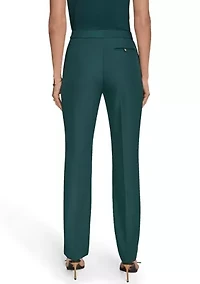 Woman's High-Rise Straight Leg Suit Pants