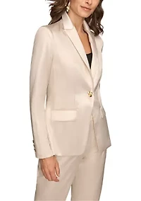 Women's Novelty One Button Jacket