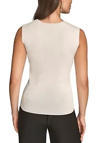 Women's Square Neck Sweater Top