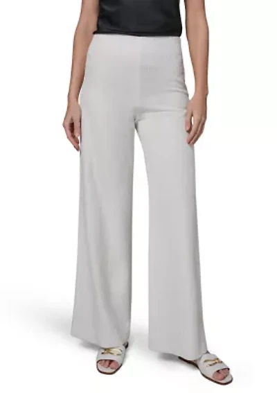 Women's Wide Leg Side Zip Pants
