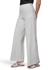 Women's Wide Leg Side Zip Pants