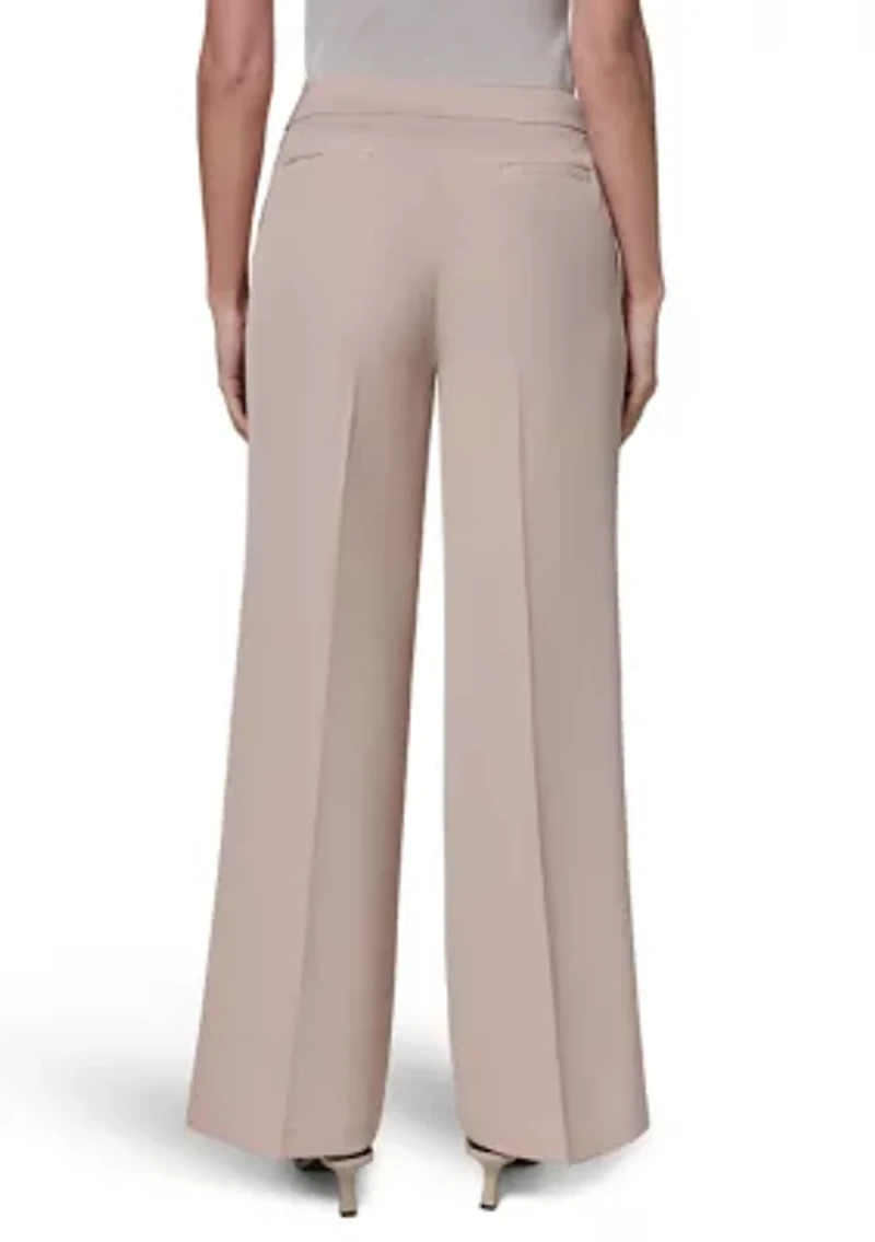 Women's Wide Leg Pleated Pants