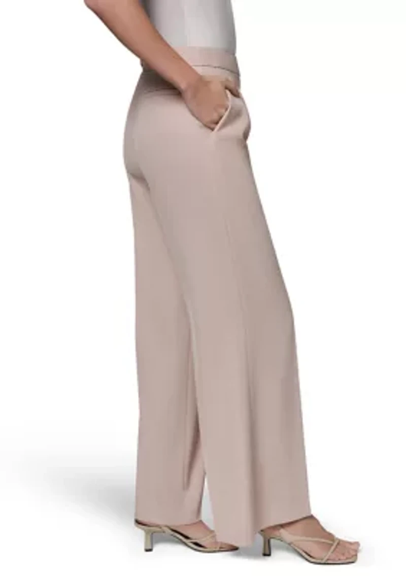 Women's Wide Leg Pleated Pants