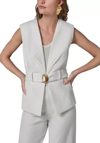 Women's Belted Vest
