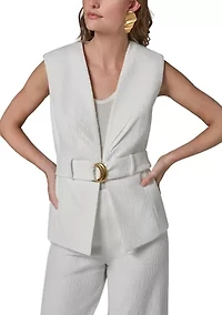 Women's Belted Vest