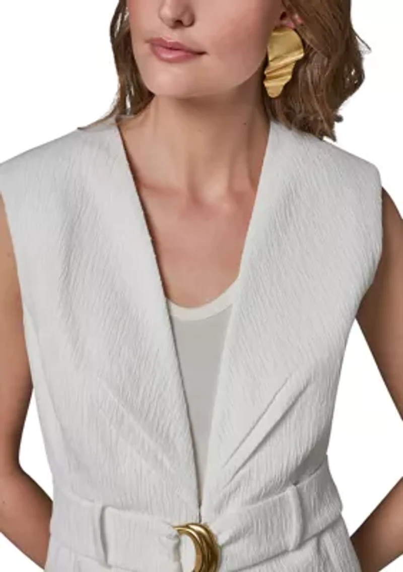 Women's Belted Vest
