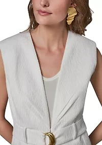 Women's Belted Vest