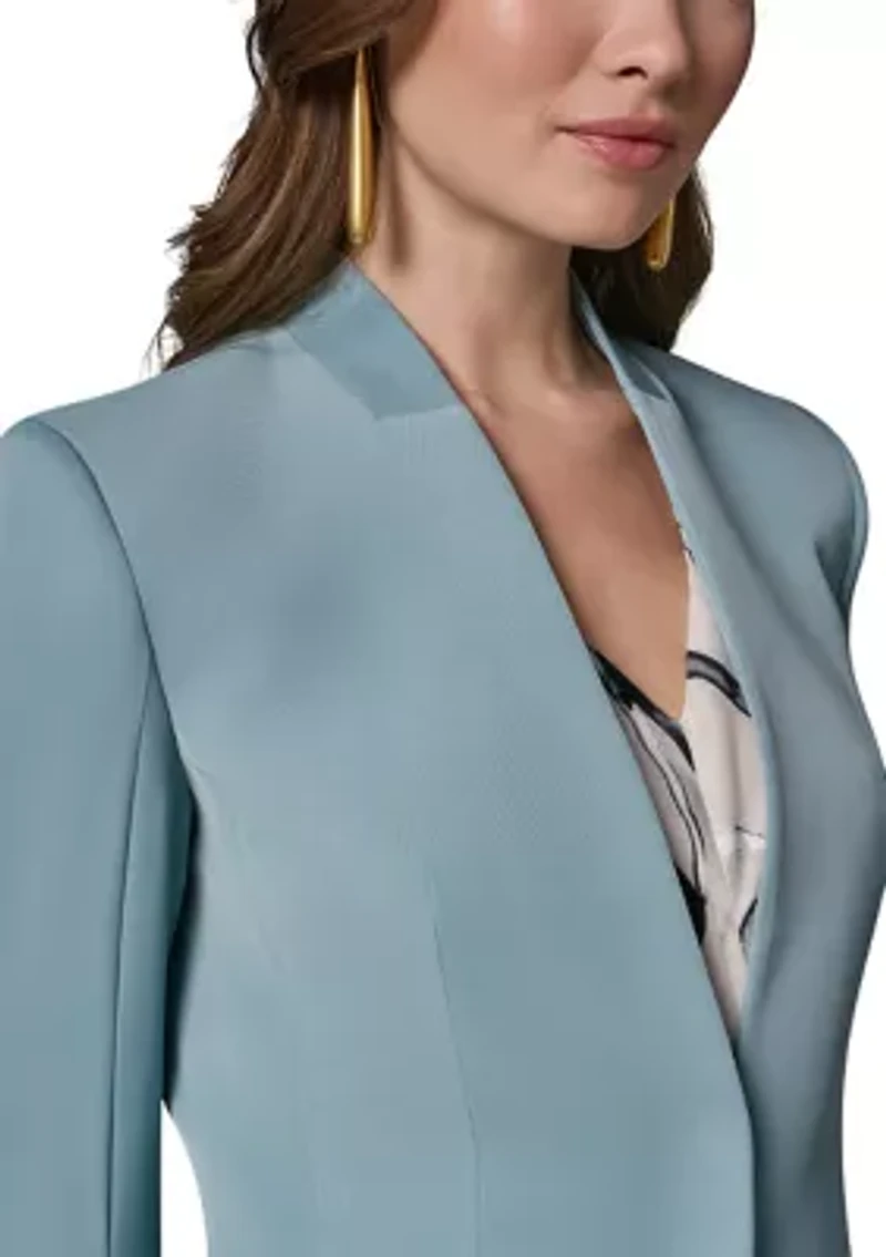 Women's 4 Button Sleeve Blazer