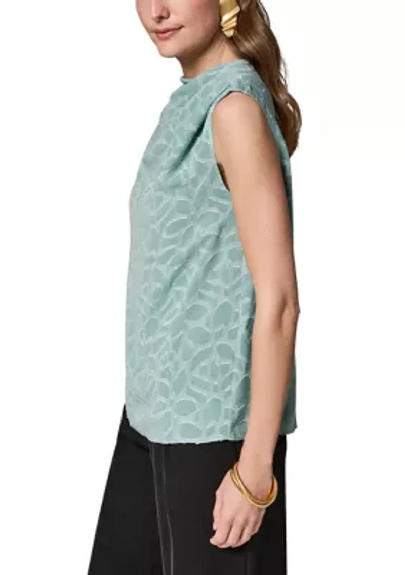 Women's Gathered Shoulder Blouse