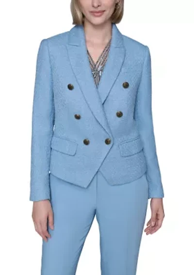 Women's Tweed Double Breasted Jacket