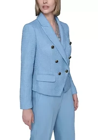 Women's Tweed Double Breasted Jacket