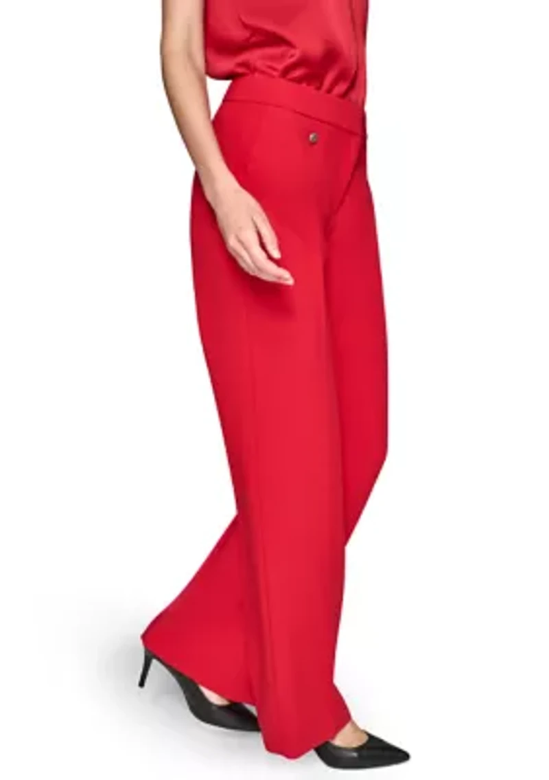 Women's Mid Rise Straight Leg Pants