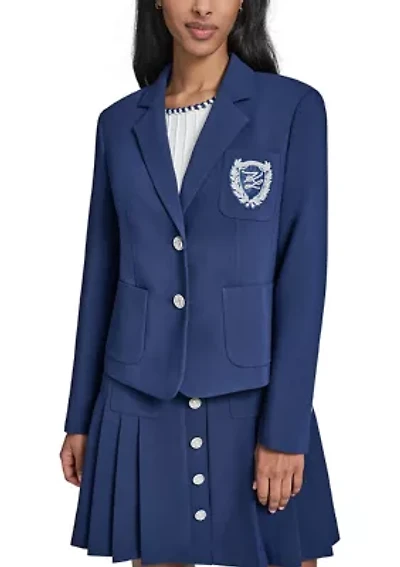 Women's 3 Button Patch Pocket Blazer