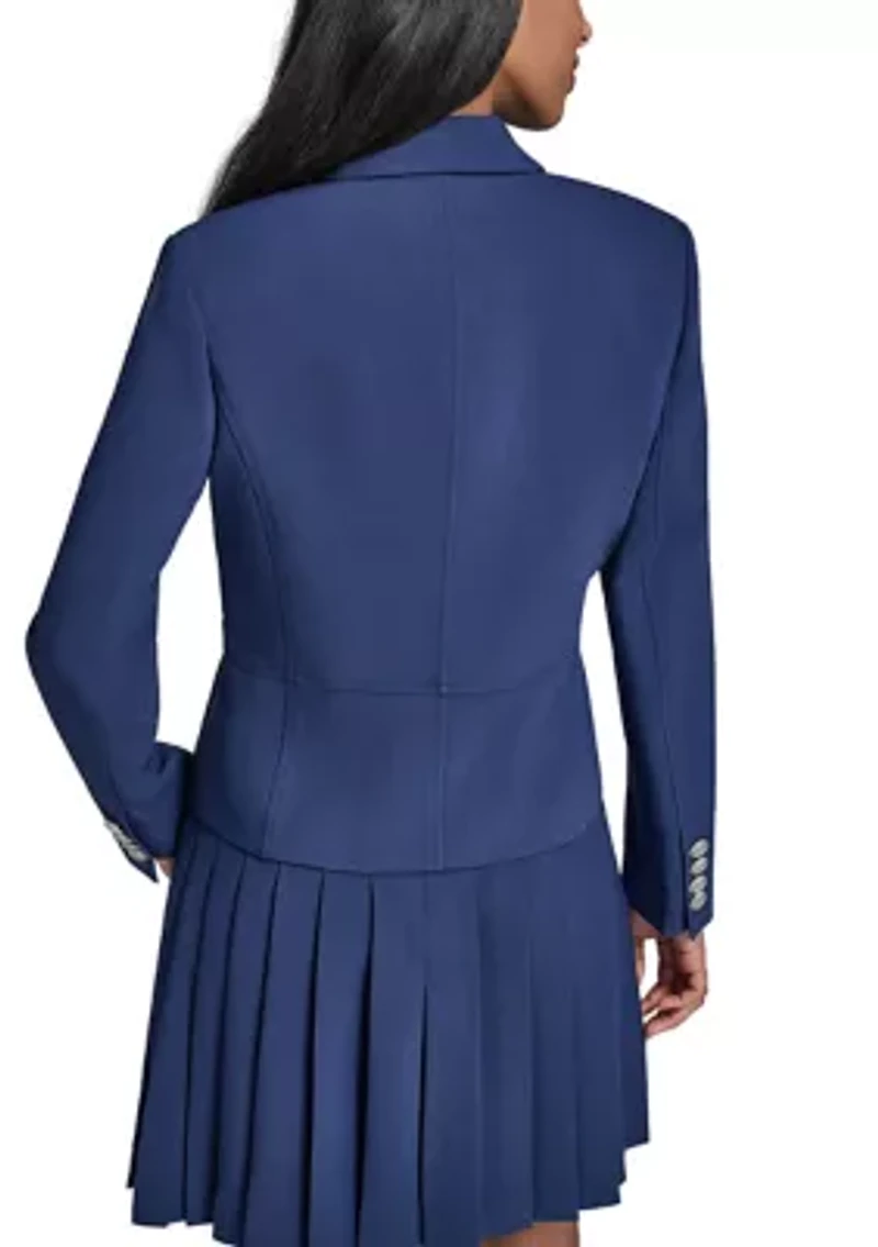 Women's 3 Button Patch Pocket Blazer
