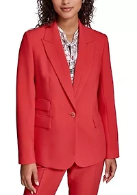 Women's Notch Collar Pocket Blazer