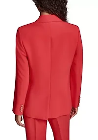 Women's Notch Collar Pocket Blazer
