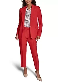 Women's Notch Collar Pocket Blazer