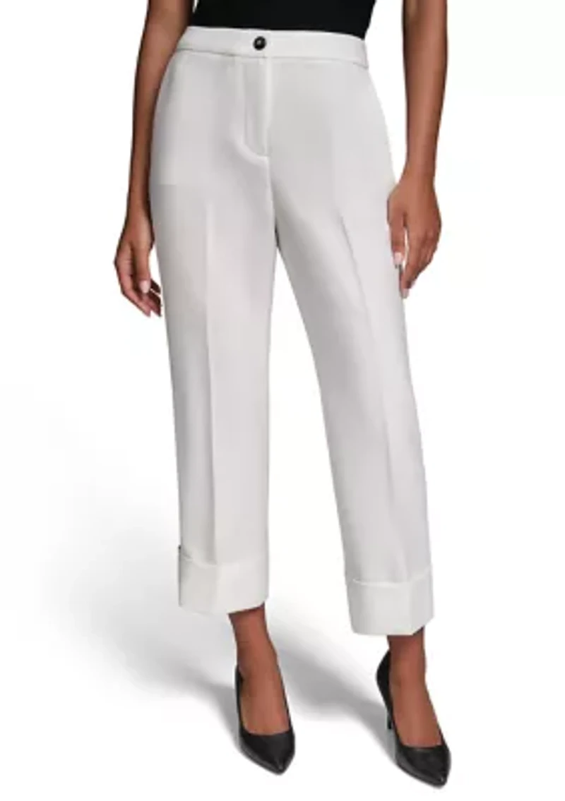 Women's Cuffed Ankle Pants