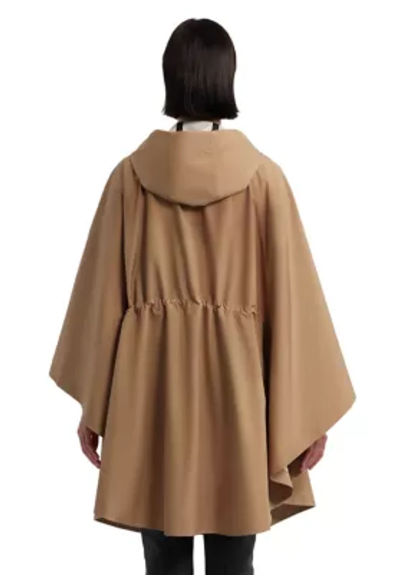 Women's Rose Rain Bonded Novelty Cape