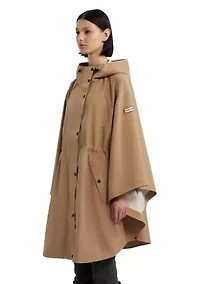 Women's Rose Rain Bonded Novelty Cape