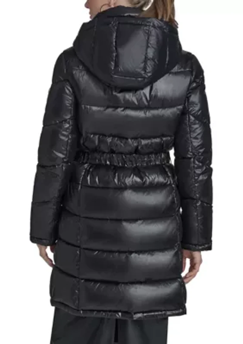 Women's Cire Belted Puffer Coat