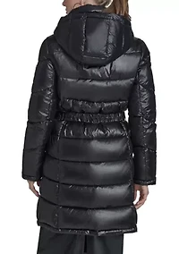 Women's Cire Belted Puffer Coat