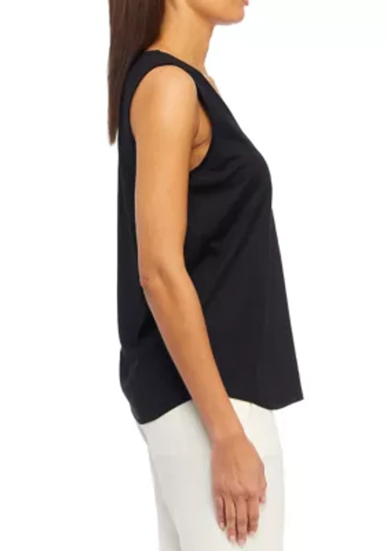 Women's Harmony Knit Pleat Front Top