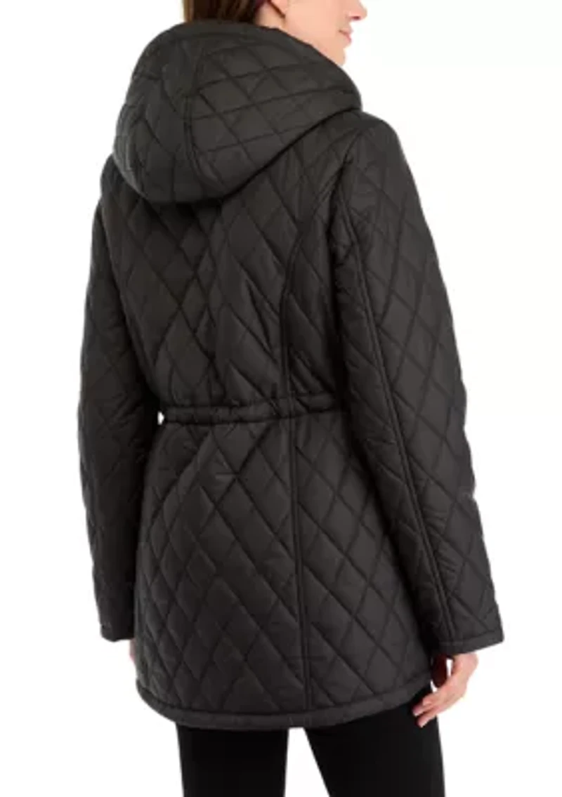 Women's Diamond Quilted Anorak Jacket