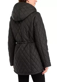 Women's Diamond Quilted Anorak Jacket