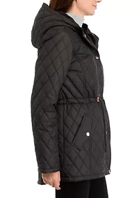 Women's Diamond Quilted Anorak Jacket