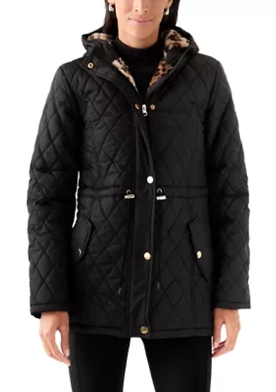 Women's Diamond Quilted Anorak Jacket