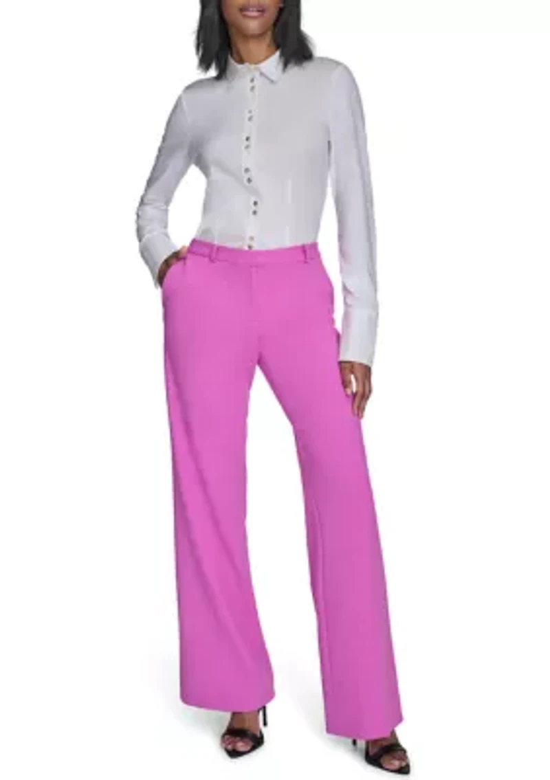 Women's Straight Leg Constructed Pants