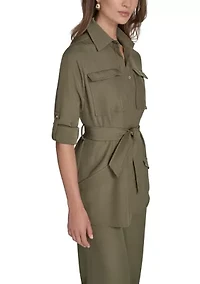 Women's Soft Suiting Belted Blazer