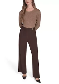Women's Pull On Wide Leg Pants