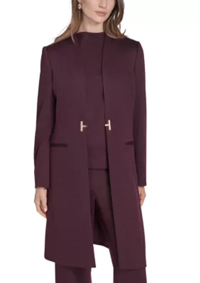 Women's Collarless H-Closure Topper