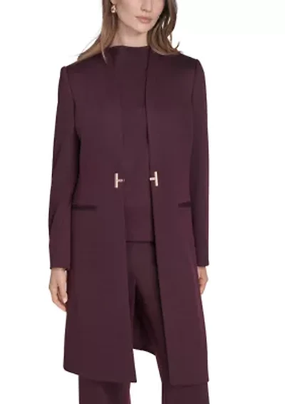 Women's Collarless H-Closure Topper