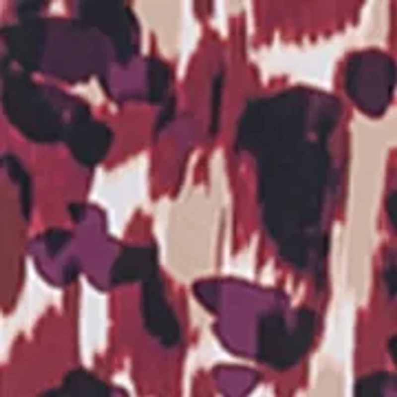 Women's Printed V-Neck Blouse