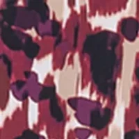 Women's Printed V-Neck Blouse