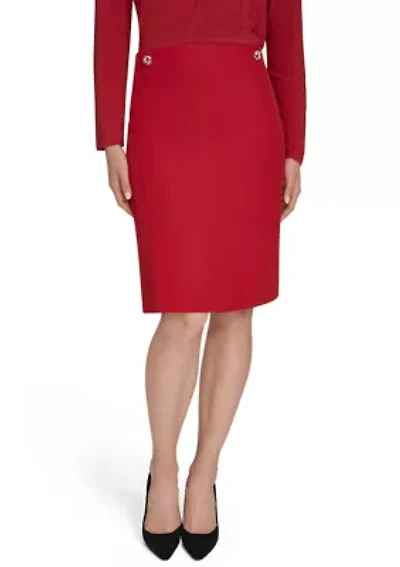 Crystal Embellished Holiday Skirt