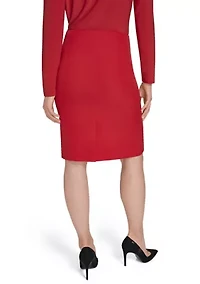 Crystal Embellished Holiday Skirt