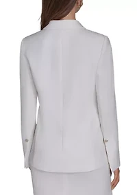 Women's Crystal Embellished Two-Button Blazer