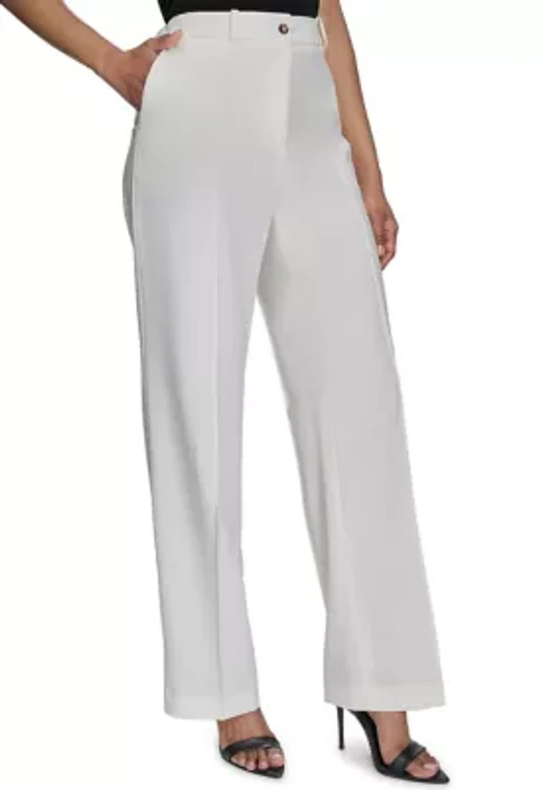 Women's Straight Leg Constructed Pants