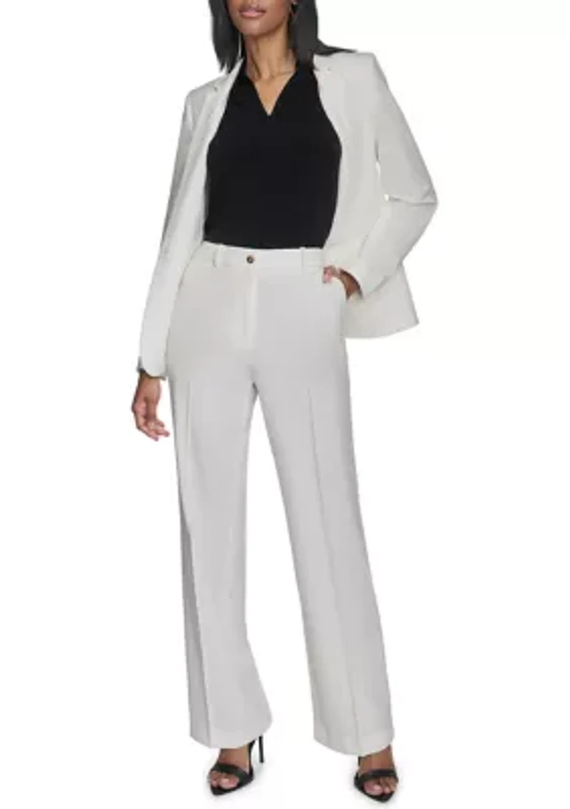 Women's Straight Leg Constructed Pants
