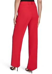 Women's Straight Leg Slash Pocket Pants