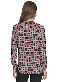 Women's Mandarin Collar Blouse