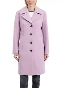 Women's Single Breasted Wool Walkers Flair Coat