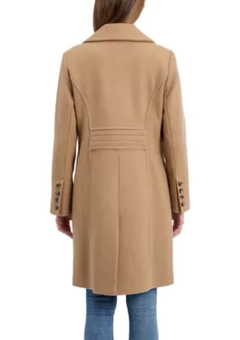 Women's Single Breasted Wool Walkers Flair Coat