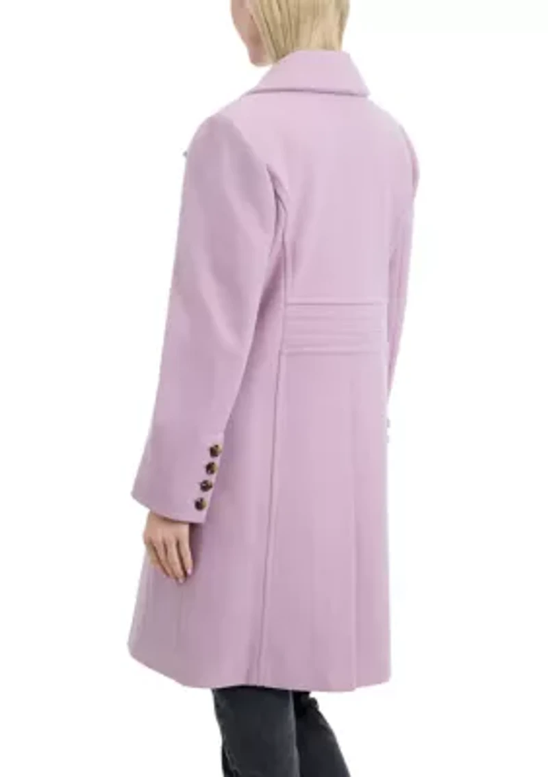 Women's Single Breasted Wool Walkers Flair Coat