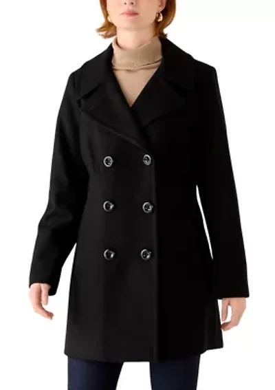 Women's Double Breasted Peacoat
