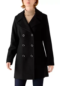 Women's Double Breasted Peacoat